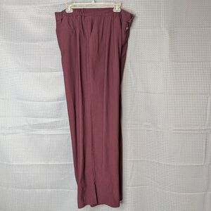 a new day Women's Wide Leg Pants - Burgundy